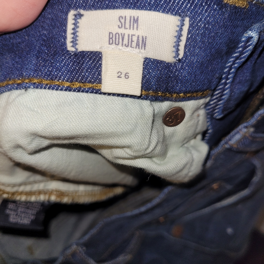 Madewell Classic Blue Denim Jeans - Picture 7 of 9